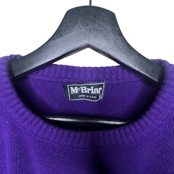 American Vintage 70s 80s UW Huskies McBriar Sweater Made In USA Small - Picture 4 of 5